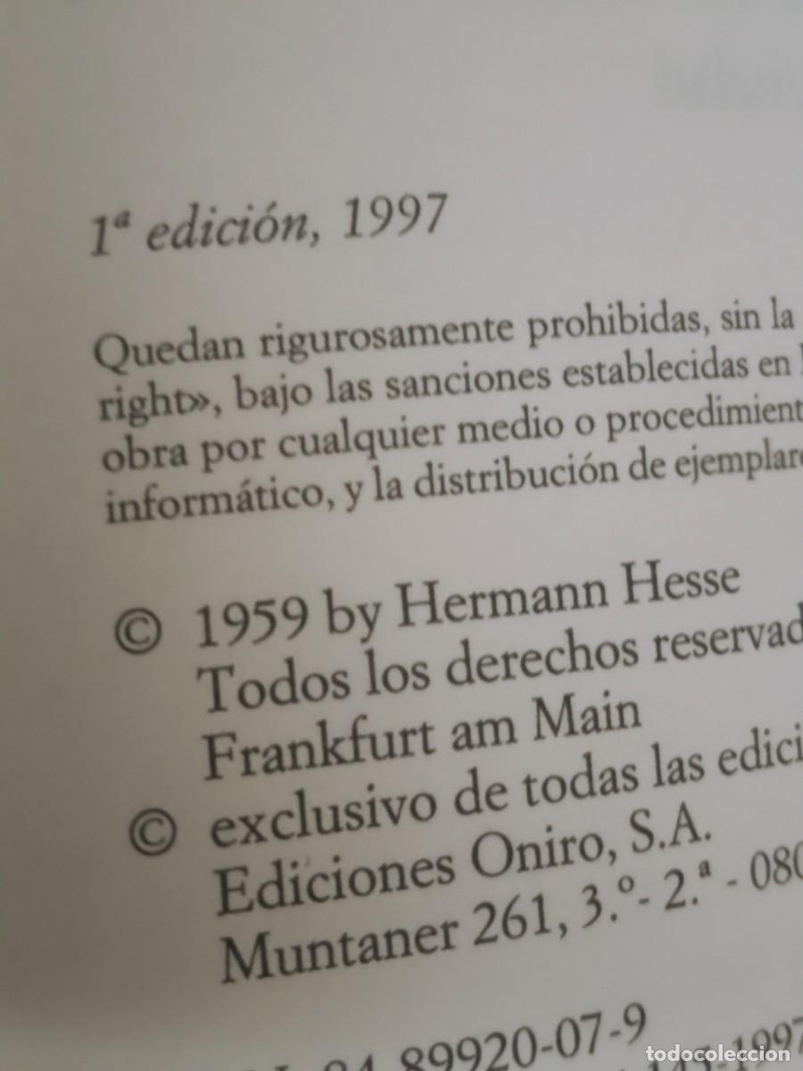 Libros de segunda mano: EL VIAJE A ORIENTE HERMANN HESSE - Foto 6