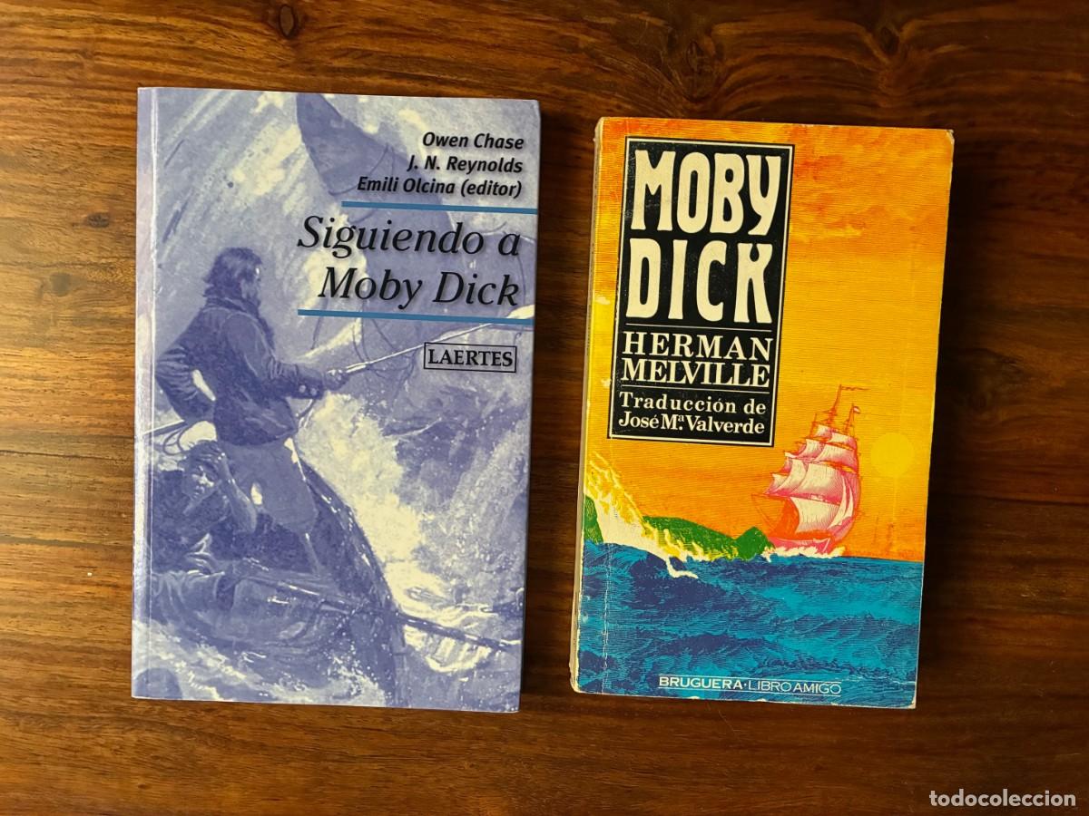Libros de segunda mano: Moby Dick . Herman Merville. Traducci&oacute;n Jos&eacute; M&ordf; Valverde y Siguiendo a Moby Dick. Owen Chase