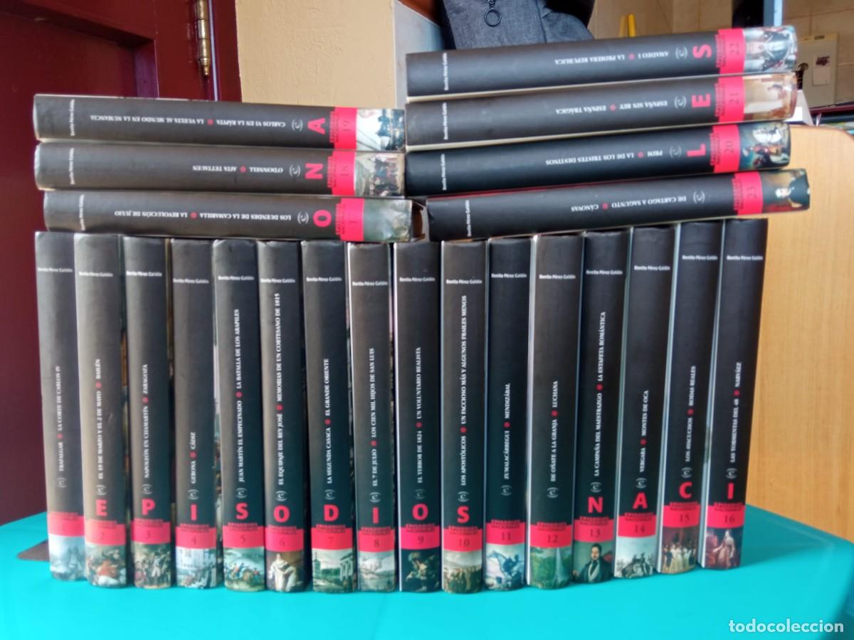 Libros de segunda mano: Episodios Nacionales. Benito P&eacute;rez Galdos. 23 vol&uacute;menes.