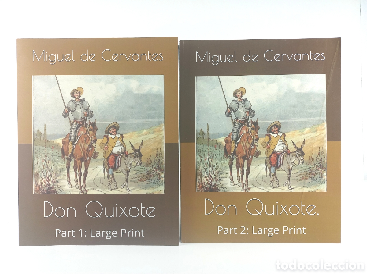 Libros de segunda mano: Don Quixote Large Print. Miguel de Cervantes. 2019.