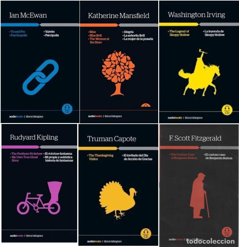 Libros de segunda mano: COL. AUDIOBOOKS/LIBROS BILING&Uuml;ES. Seis libros. EMSE EDAPP. 2016. &plusmn;80 p&aacute;gs. 20 cm., nuevos, sin despr