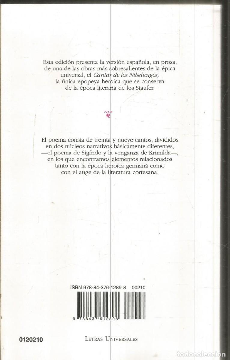 Libros de segunda mano: CANTAR DE LOS NIBELUNGOS. CATEDRA. - Foto 2
