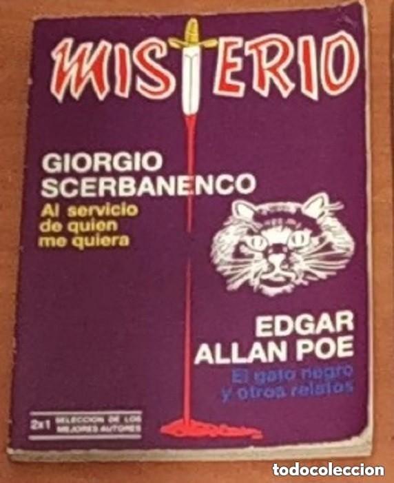 Libros de segunda mano: Giorgio Scerbanenco y Edgar Allan Poe - Al servicio de quien me quiera y El gato negro
