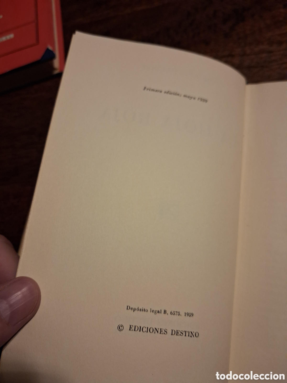Libros de segunda mano: La hoja roja, Miguel Delibes (con su dedicatoria) - Foto 5