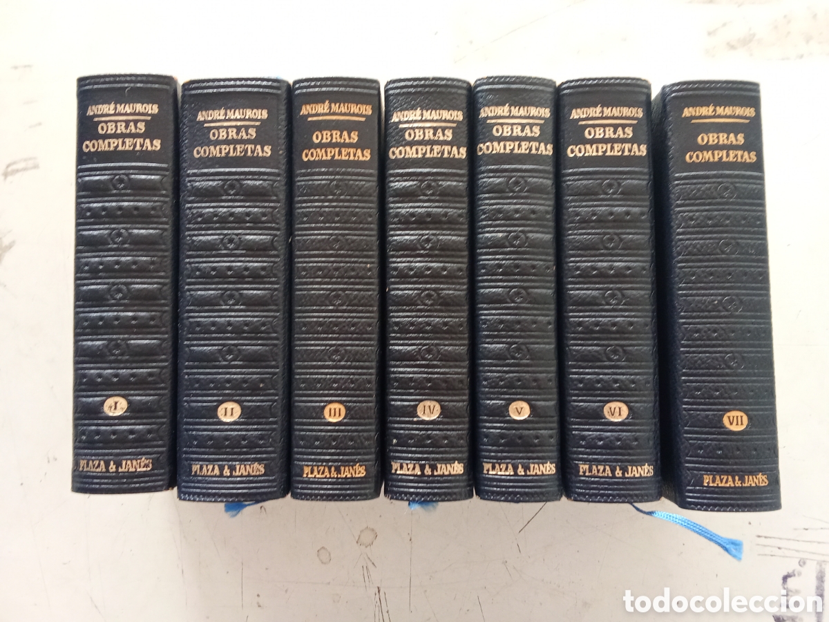 Libros de segunda mano: Obras completas 7 vol&uacute;menes - Andre Maurois - Plaza Janes