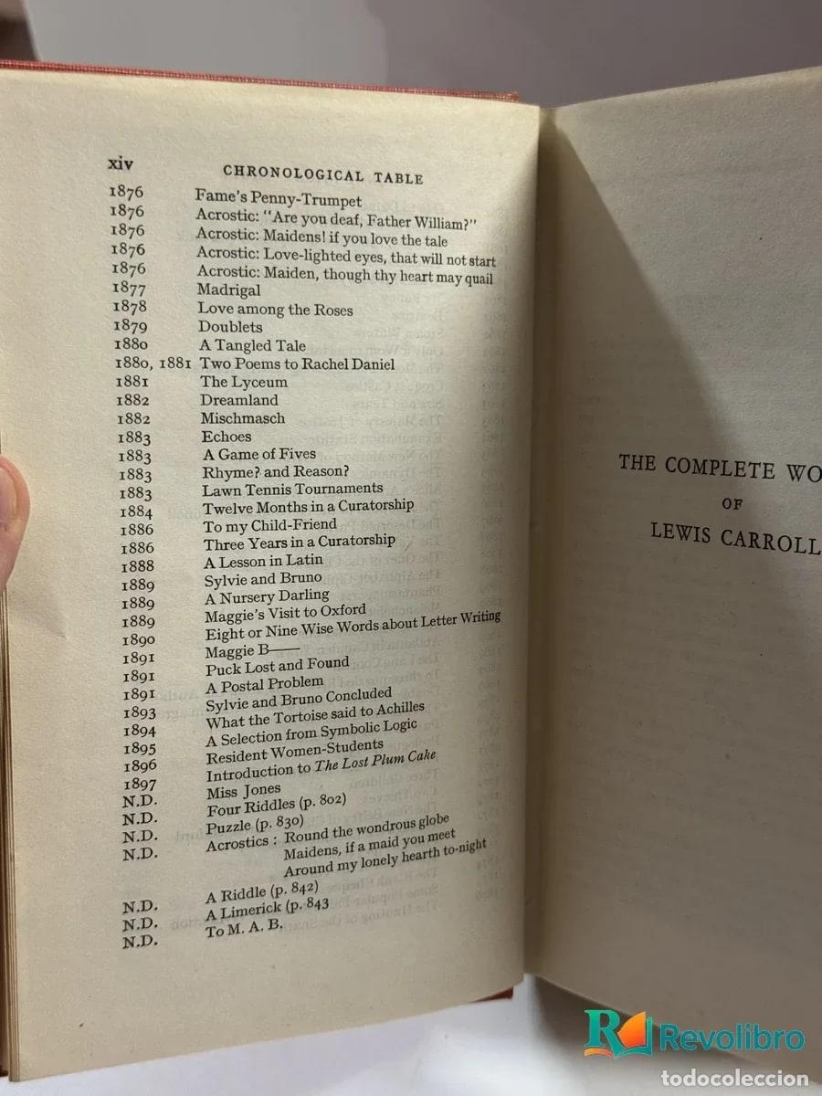 Libros de segunda mano: The Complete Works of Lewis Carroll - Foto 8