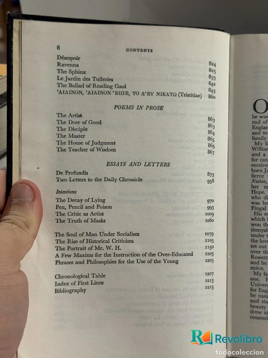 Libros de segunda mano: Complete Works of Oscar Wilde - Foto 6