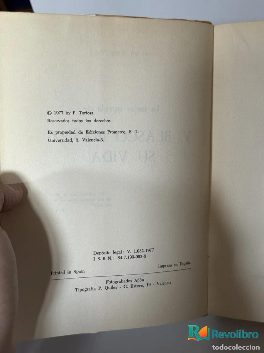 Libros de segunda mano: Su Vida - V. Blasco Ib&aacute;&ntilde;ez - Foto 2