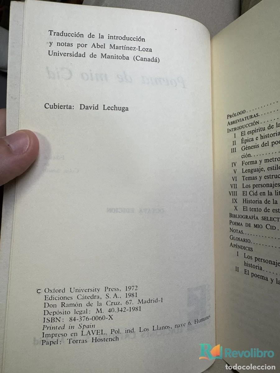 Libros de segunda mano: Poema de Mio Cid - Anonymous - Foto 2