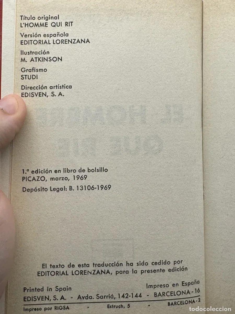 Libros de segunda mano: el hombre que rie - Victor Hugo - Foto 2