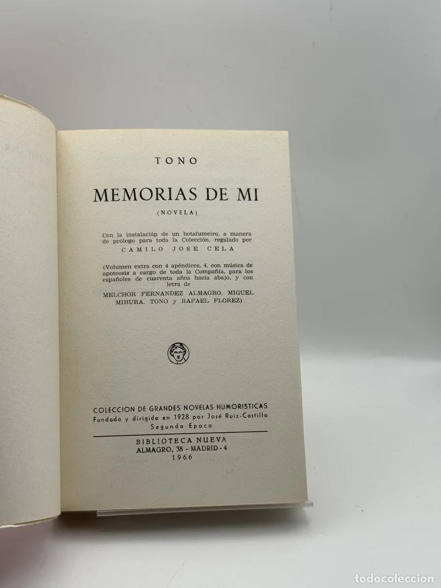 Libros de segunda mano: Memorias de mi - Tono - Foto 2