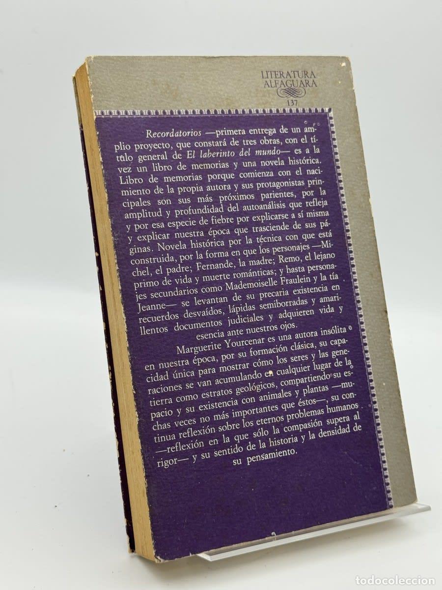 Libros de segunda mano: Recordatorios - Marguerite Yourcenar - Foto 3