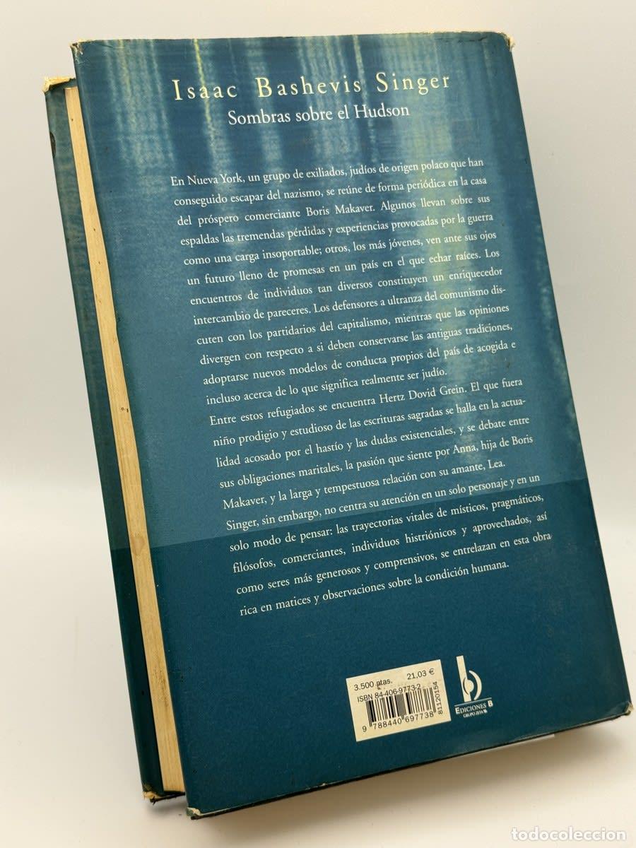 Libros de segunda mano: Sombras sobre el Hudson - Isaac Bashevis Singer - Foto 2