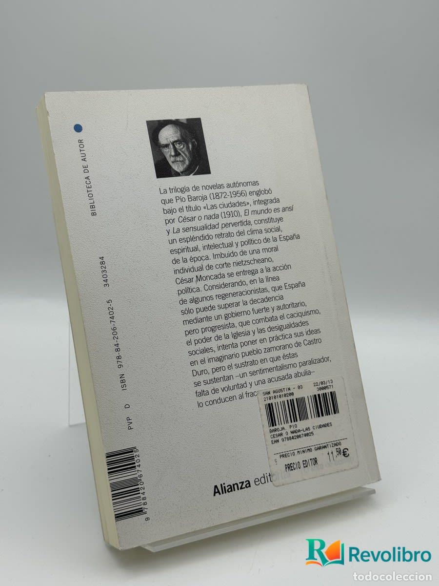 Libros de segunda mano: C&eacute;sar o Nada - P&iacute;o Baroja - Foto 2
