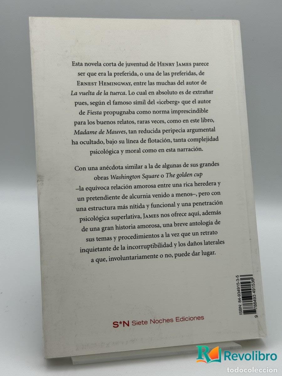 Libros de segunda mano: Madame de Mauves - Henry James - Foto 3