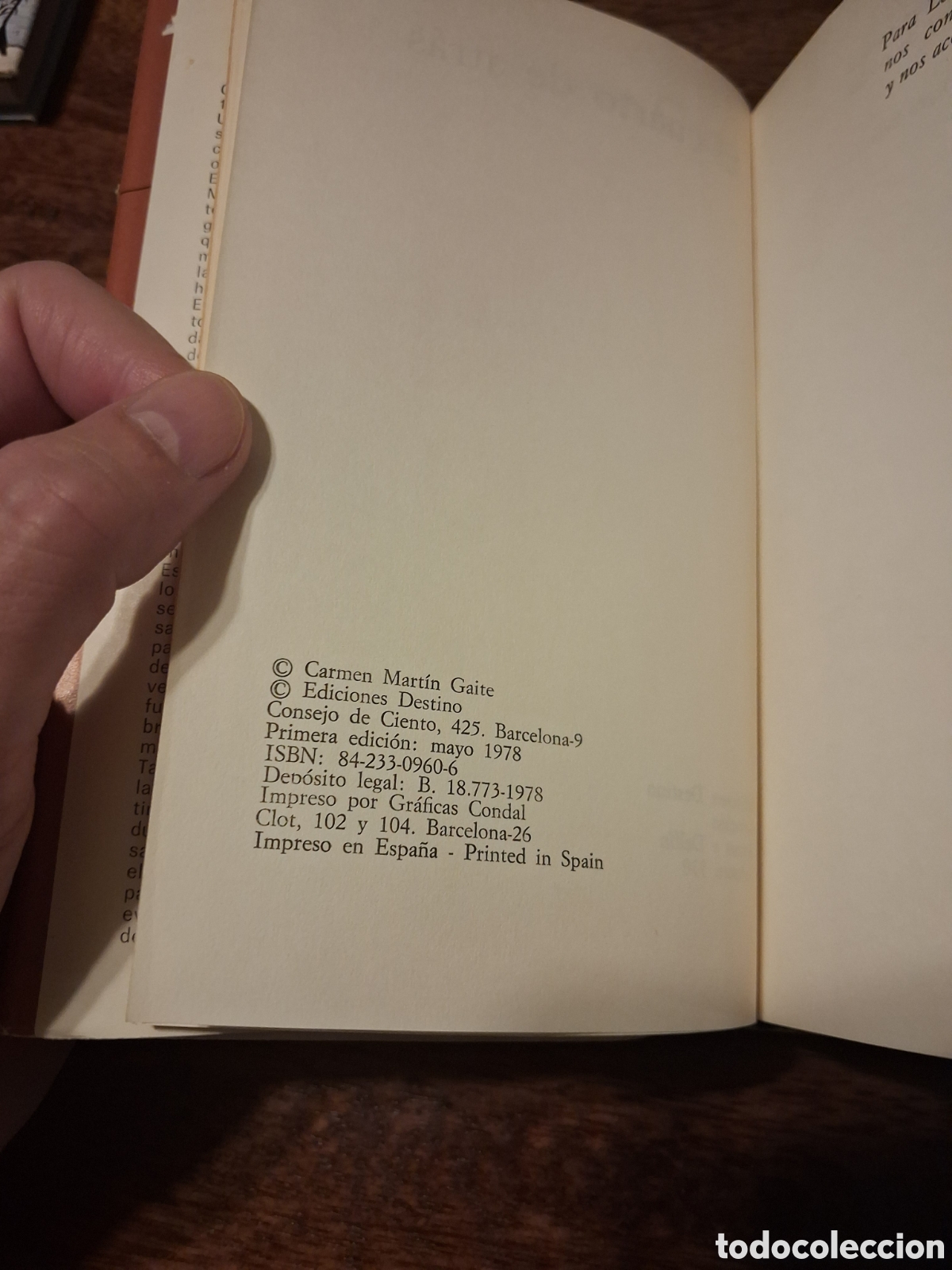 Libros de segunda mano: El cuarto de atr&aacute;s. Carmen Mart&eacute;s Gaite - Foto 3