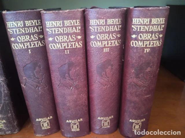 Libros de segunda mano: 4 LIBROS OBRAS COMPLETAS STENDHAL