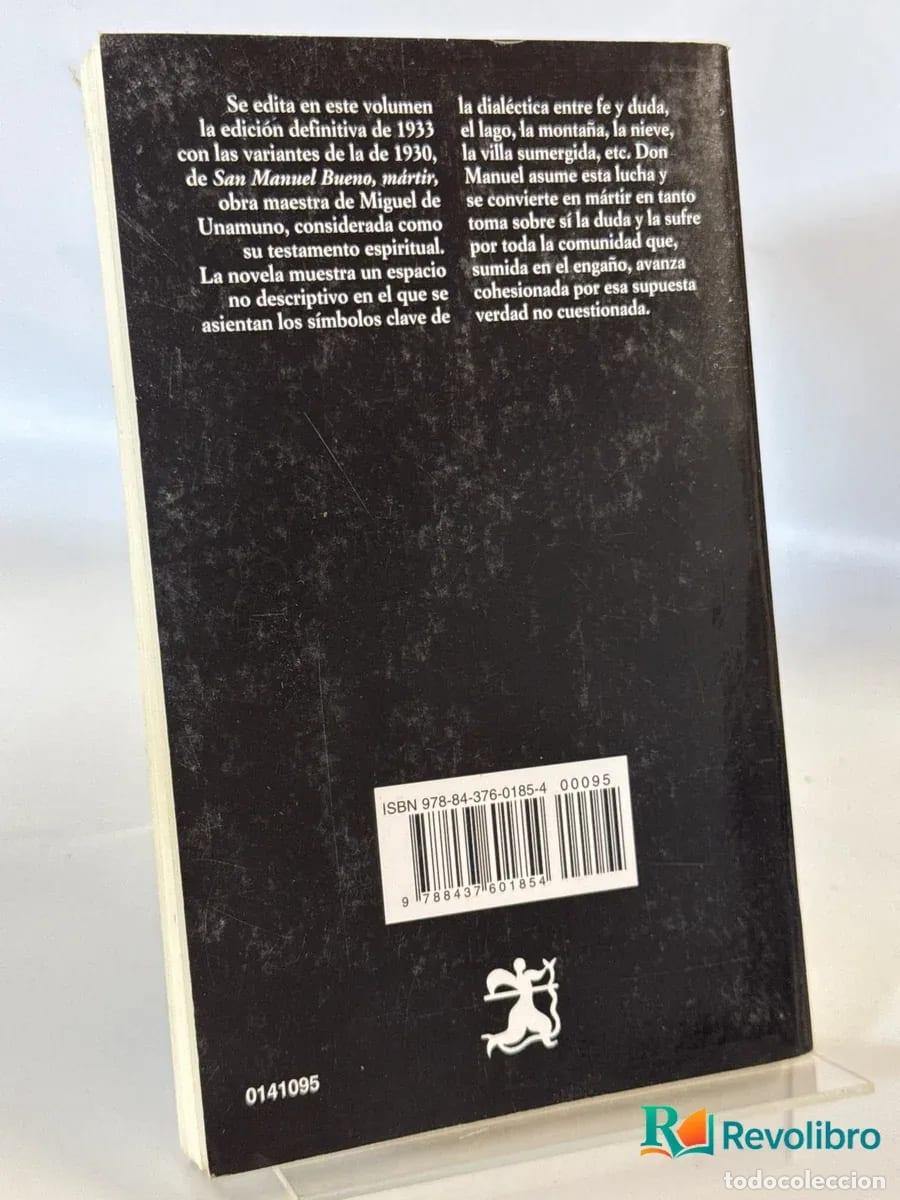 Libros de segunda mano: San Manuel Bueno, m&aacute;rtir - Miguel de Unamuno - Foto 2