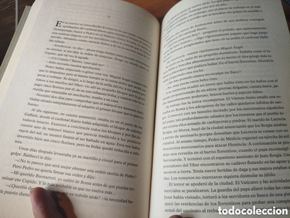 Libros de segunda mano: Michelangelo. Irving Stone. Miguel &Aacute;ngel - Foto 3