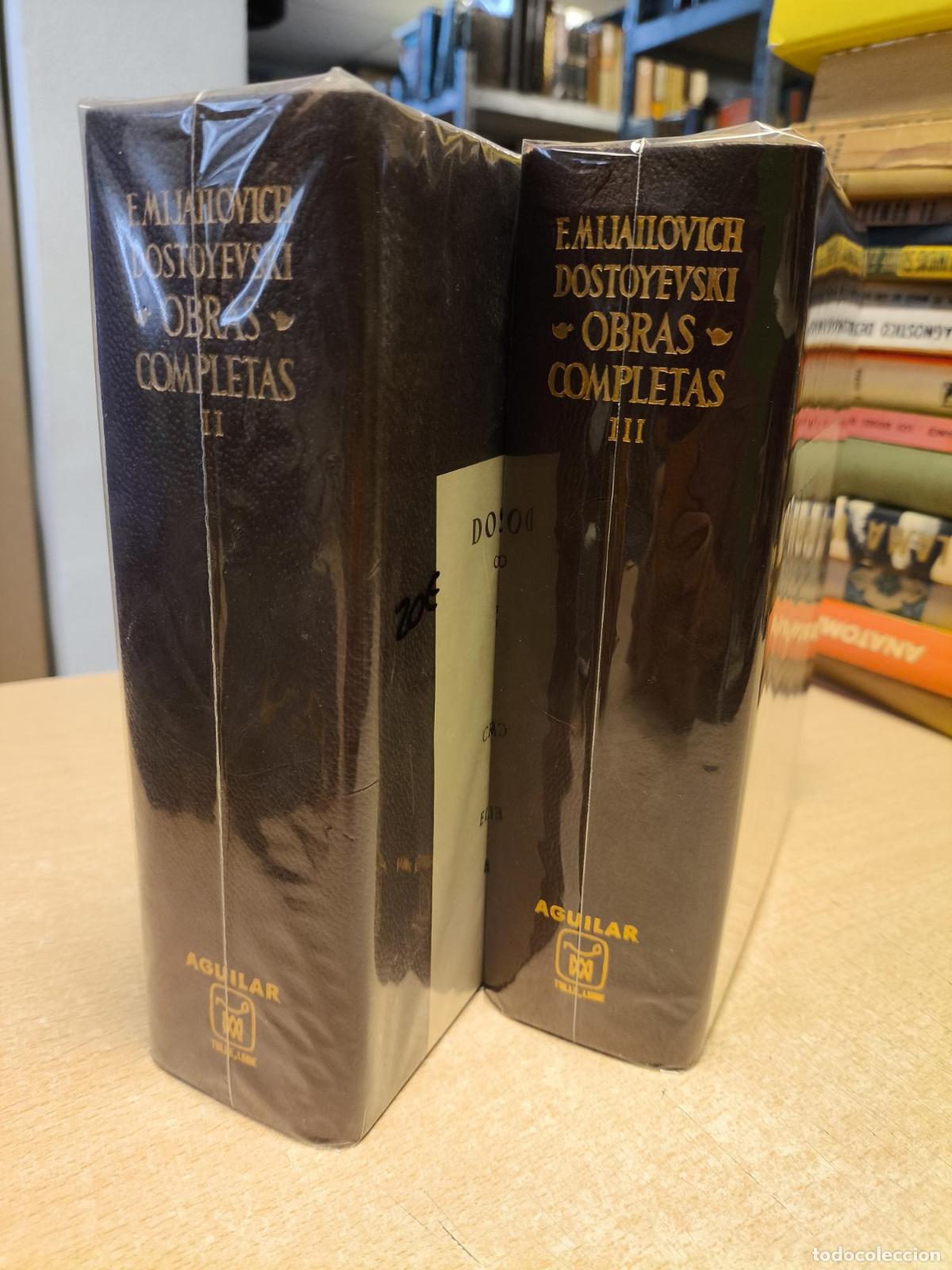 Libros de segunda mano: OBRAS COMPLETAS DOSTOYEVSKI - TOMO II Y TOMO III - AGUILAR - Fedor M. Dostoyevski