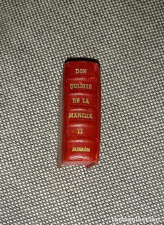 Libros de segunda mano: El Ingenioso Hidalgo D. Quijote de la Mancha edici&oacute;n mini 1947 conmemorando centenario