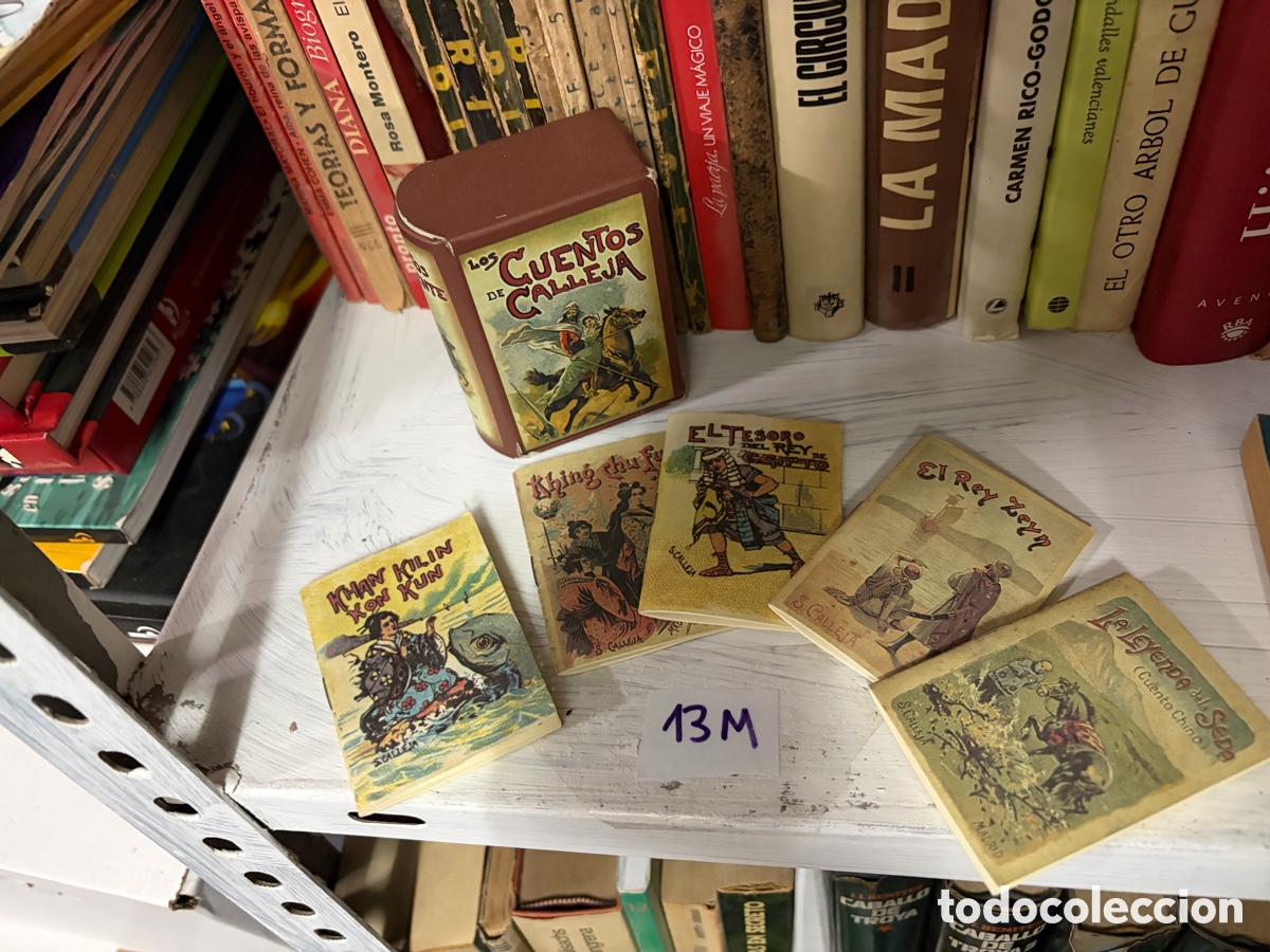 Libros de segunda mano: 13M lote de 5 mini cuentos de calleja en estuche - facs&iacute;mil