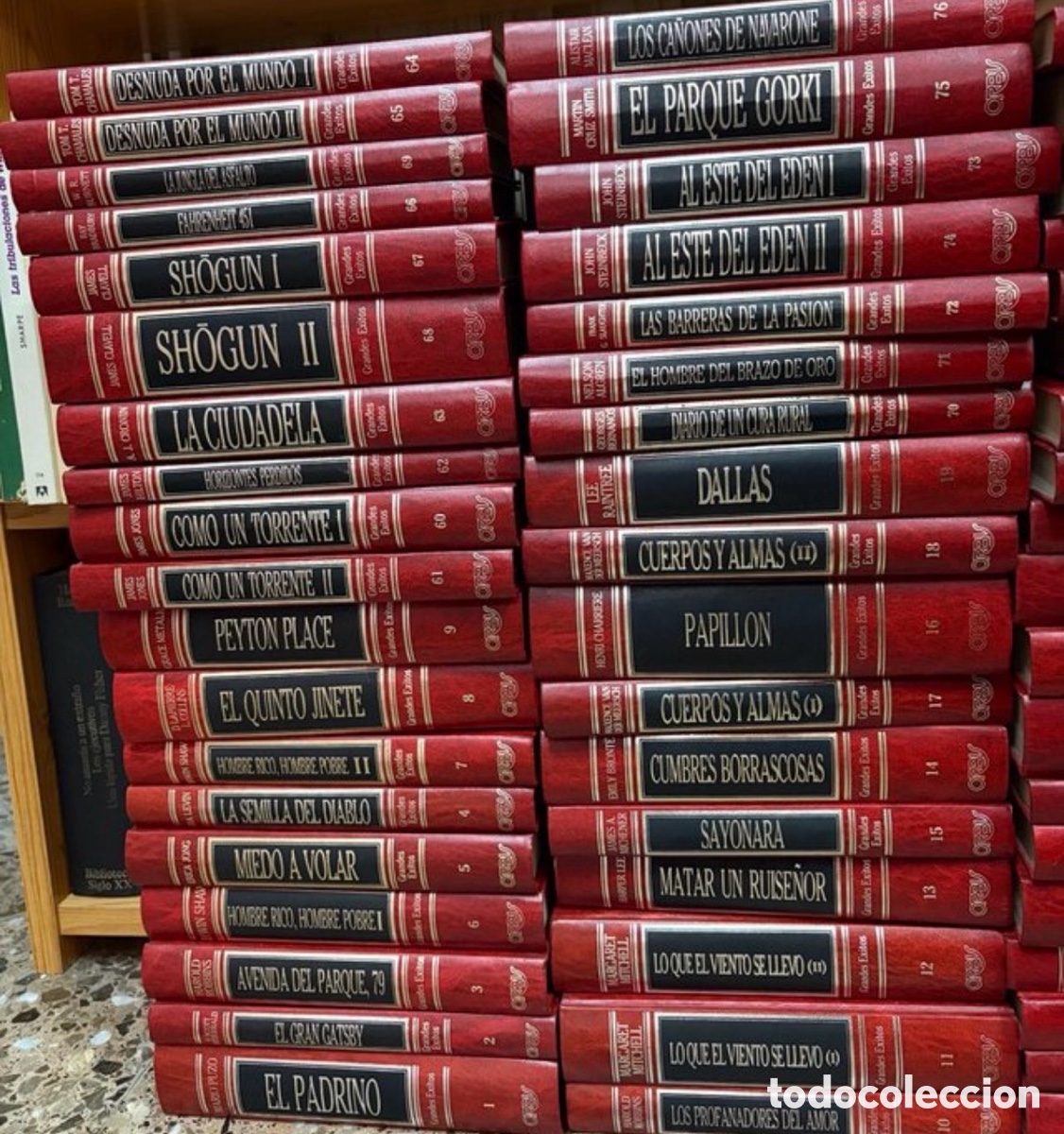 Libros de segunda mano: Colecci&oacute;n completa Orbis biblioteca grandes &eacute;xitos. 100 novelas