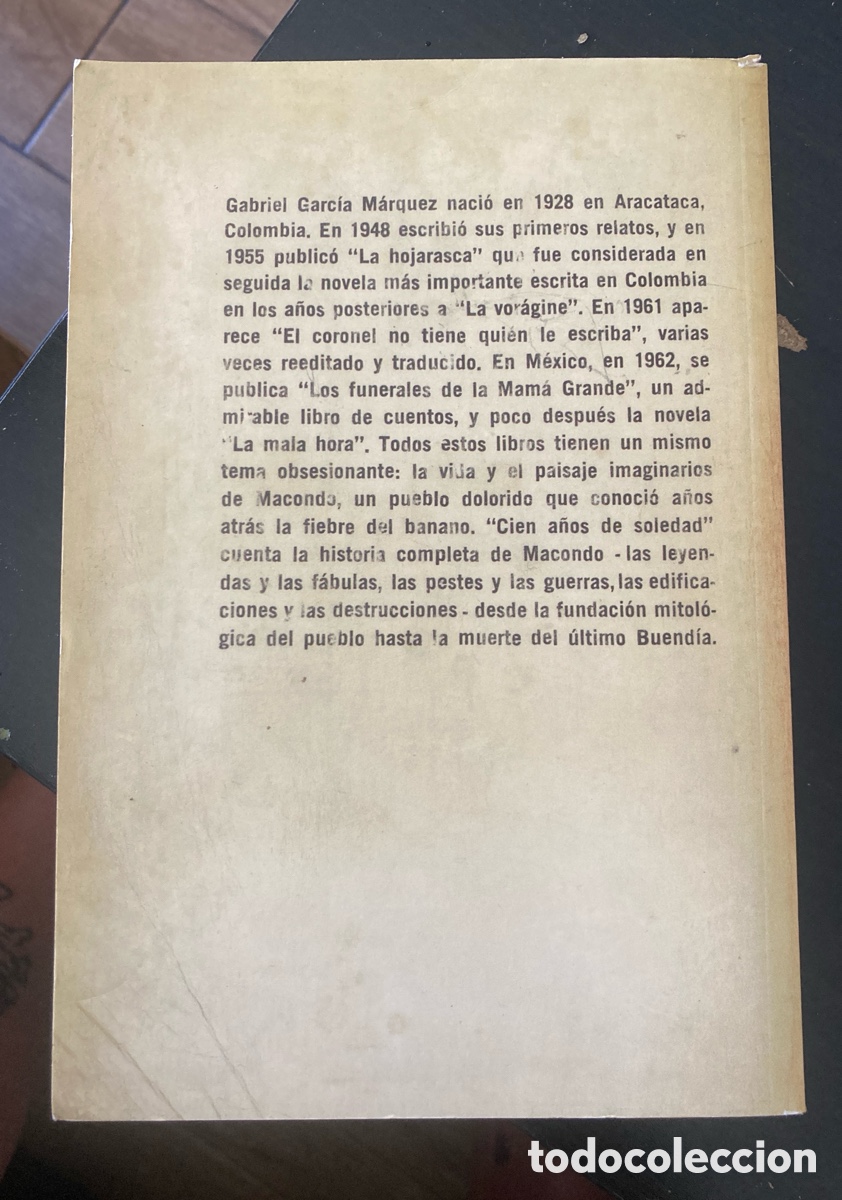 Libros de segunda mano: Cien A&ntilde;os de Soledad - Edici&oacute;n Facs&iacute;mil Numerada (Ejemplar N.&ordm; 0203 de solo 350) - Foto 4