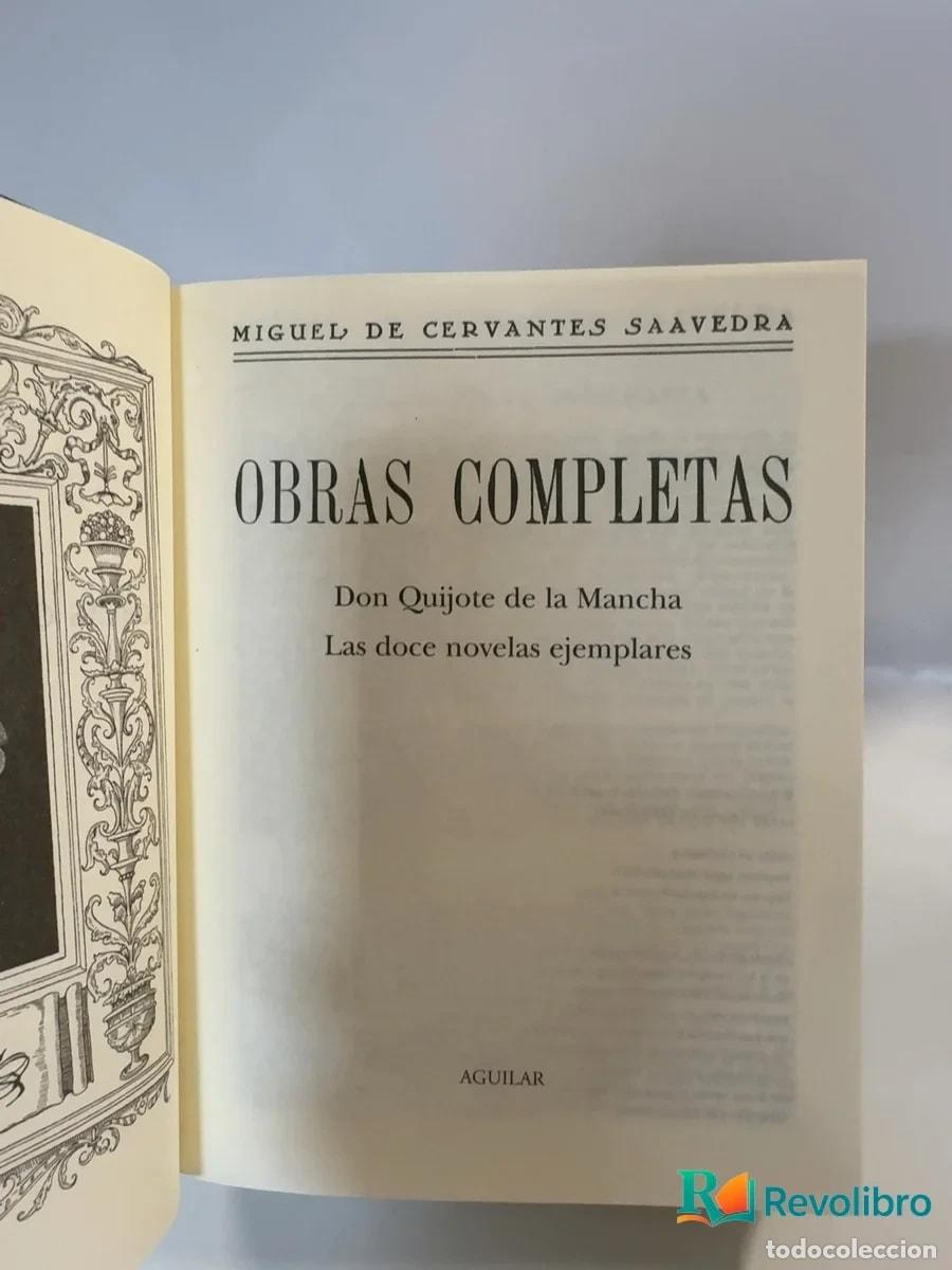 Libros de segunda mano: Obras completas 1 - Miguel de Cervantes Saavedra