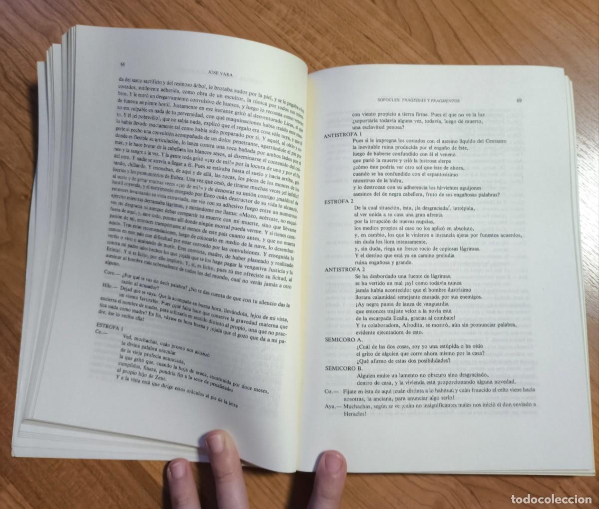 Libros de segunda mano: Sofocles - Tragedias y Fragmentos - Foto 4