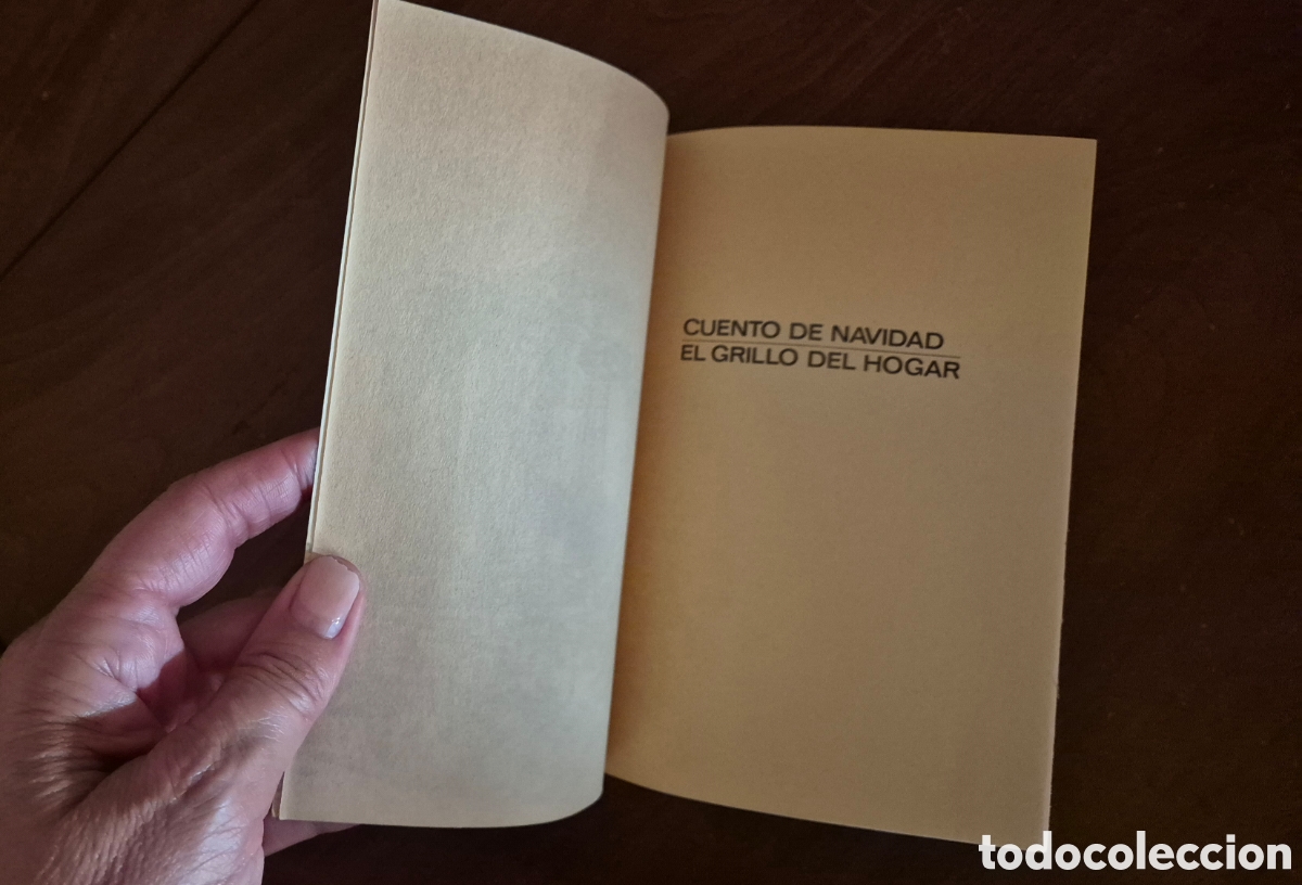 Libros de segunda mano: Libro Cuento de Navidad / El grillo del hogar - Foto 3