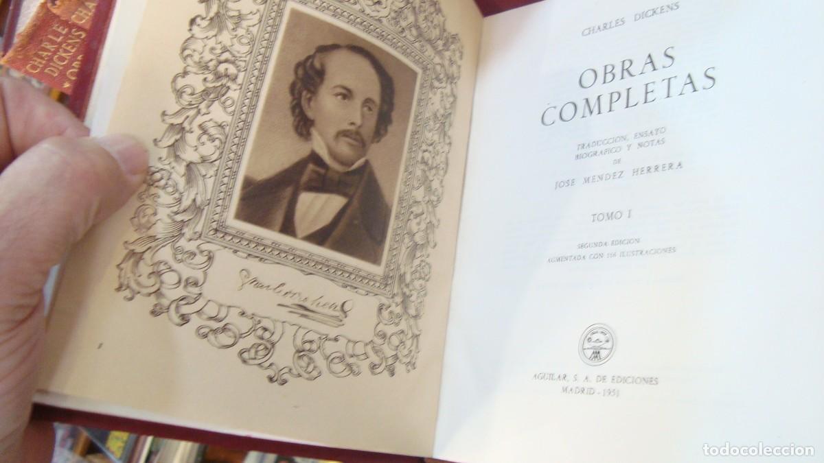 Libros de segunda mano: CHARLES DICKENS OBRAS COMPLETAS AGUILAR . 6 TOMOS - Foto 4