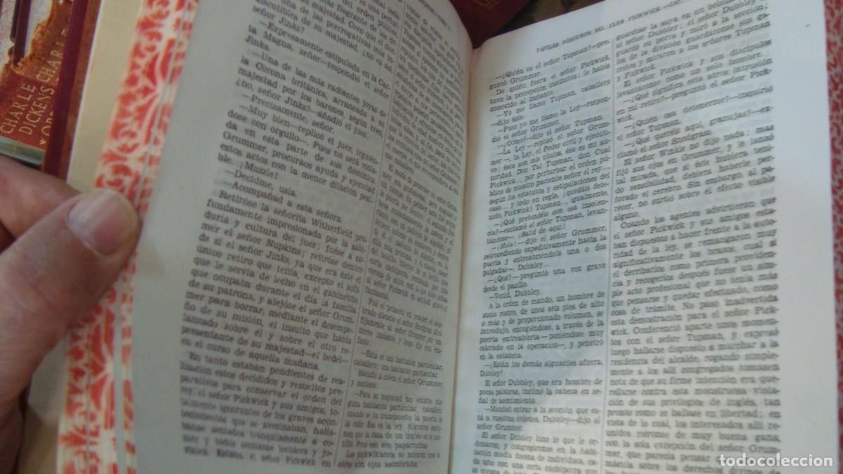 Libros de segunda mano: CHARLES DICKENS OBRAS COMPLETAS AGUILAR . 6 TOMOS - Foto 5