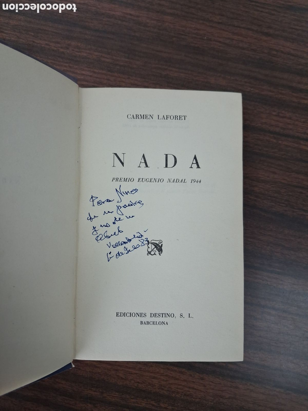 Libros de segunda mano: Nada, Carmen Laforet (segunda edici&oacute;n) - Foto 2