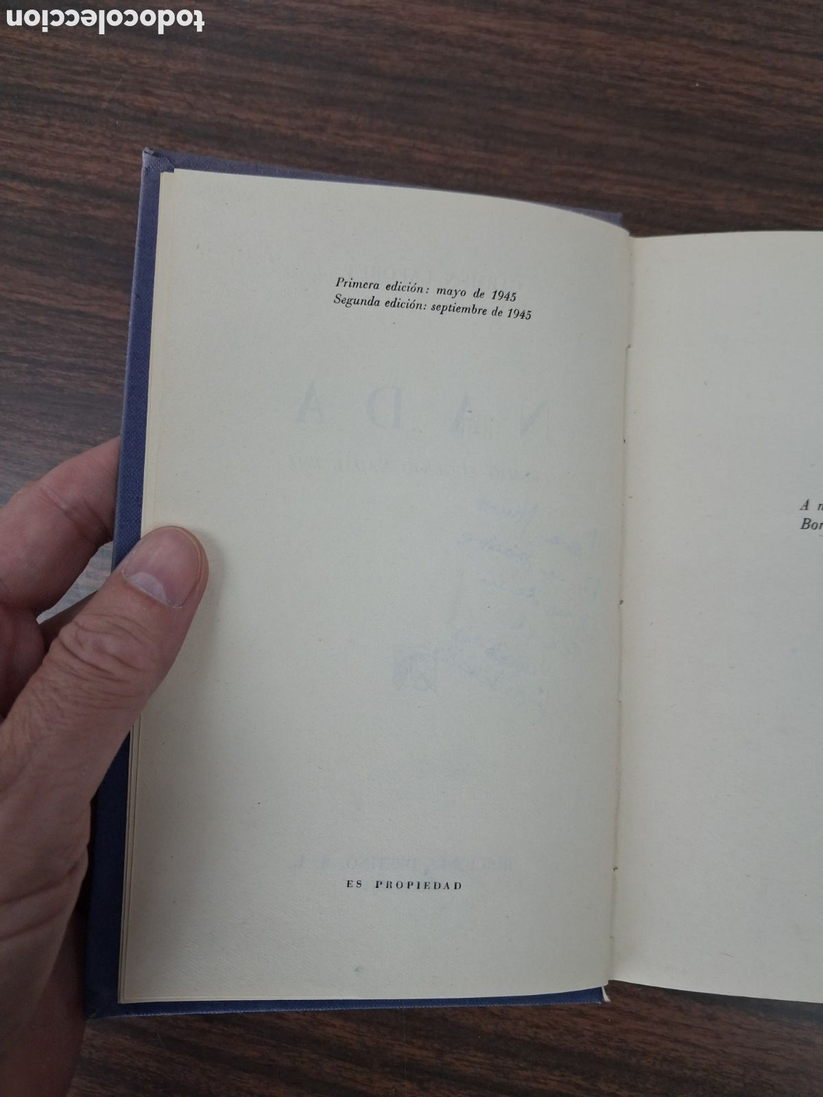 Libros de segunda mano: Nada, Carmen Laforet (segunda edici&oacute;n) - Foto 3