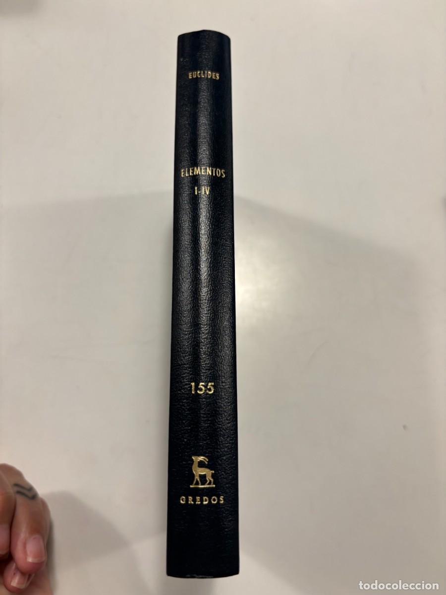 Libros de segunda mano: Euclides.- ELEMENTOS I-IV(Gredos, 1991) - Foto 2