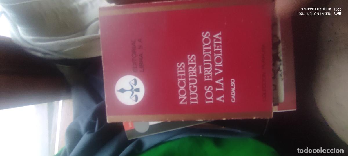 Libros de segunda mano: Noches l&uacute;gubres/ Los eruditos a la violeta - Cadalso - Foto 1