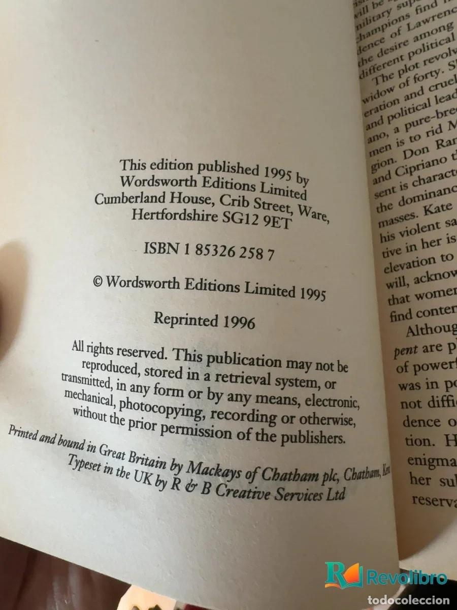Libros de segunda mano: The plumed serpent - D. H. Lawrence - Foto 3