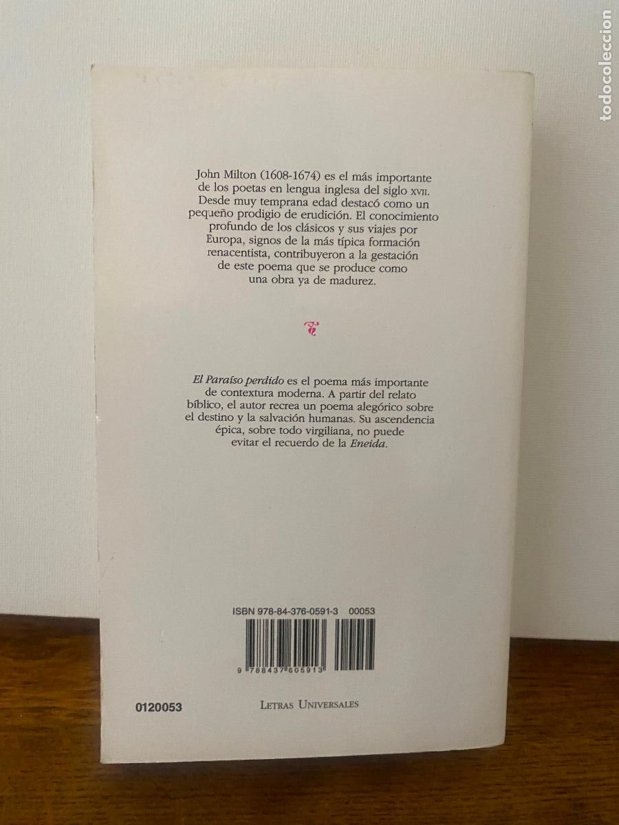 Libros de segunda mano: EL PARA&Iacute;SO PERDIDO- JOHN MILTON - C&Aacute;TEDRA - ESCASO - Foto 2
