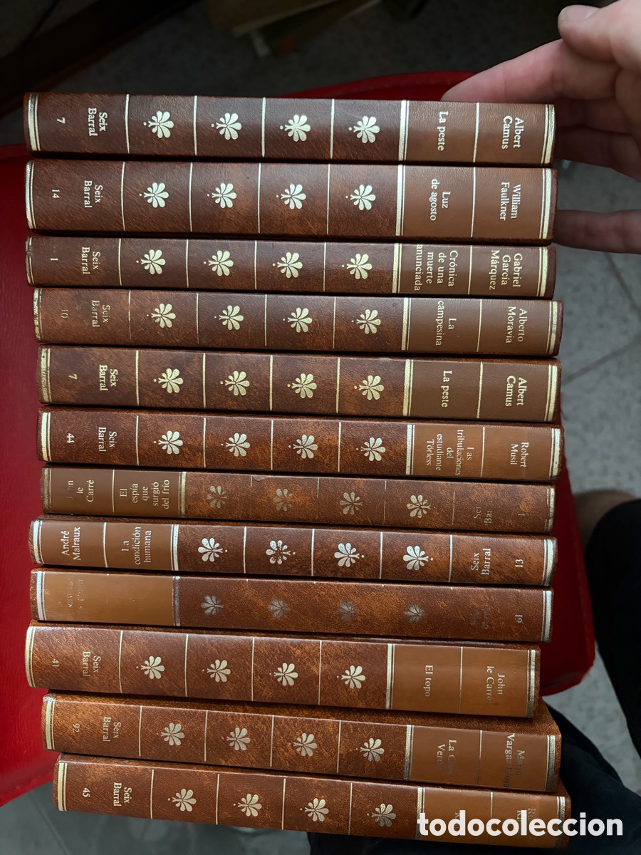 Libros de segunda mano: 97 libros obras completas de la literatura contempor&aacute;nea. Seix Barral.