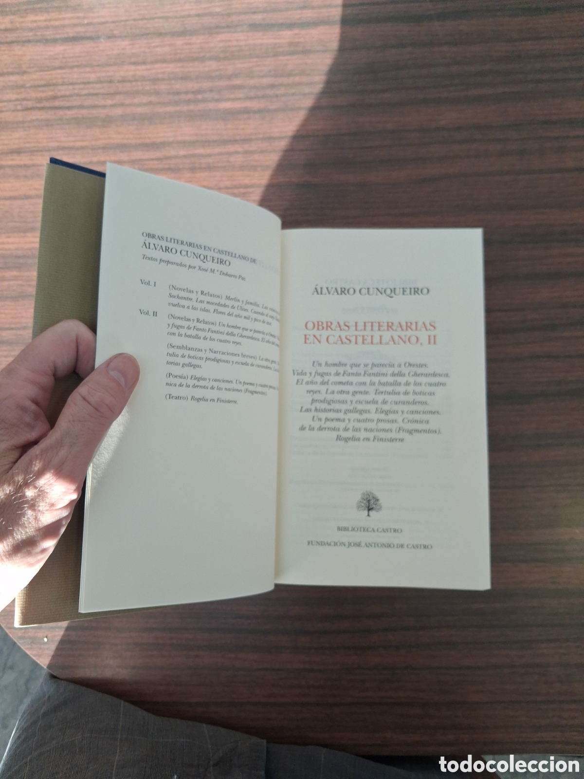 Libros de segunda mano: Obras literarias de &Aacute;lvaro Cunqueiro en la Biblioteca Castro - Foto 5