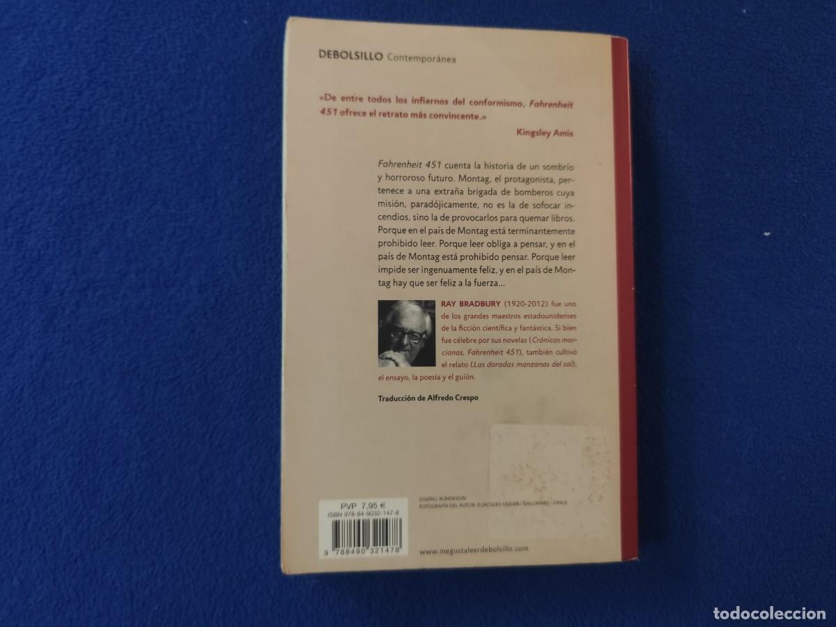 Libros de segunda mano: FAHERNHEIT 451 Ray Bradbury Ed. Random House 2012 - Foto 3