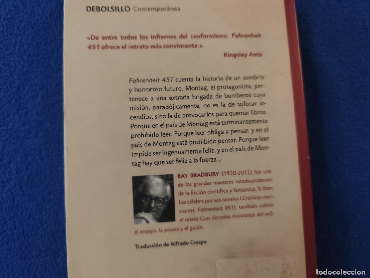 Libros de segunda mano: FAHERNHEIT 451 Ray Bradbury Ed. Random House 2012 - Foto 4