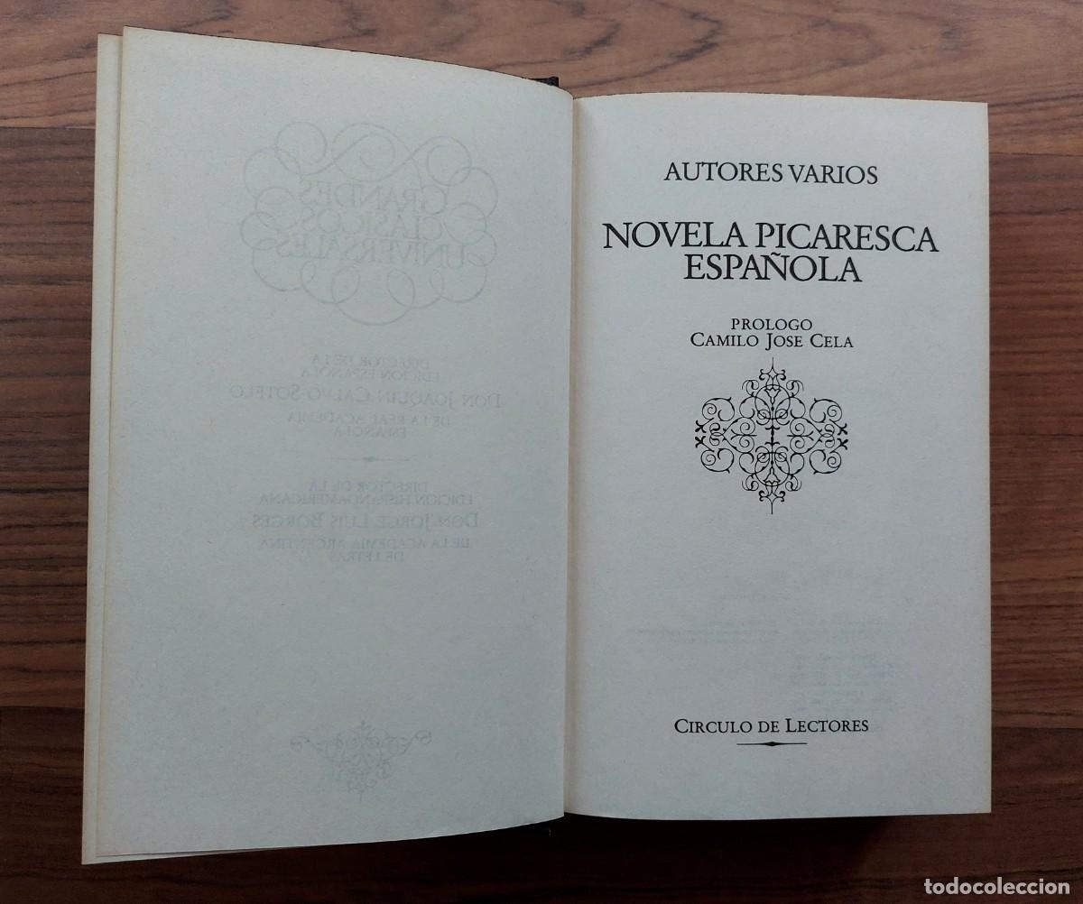 Libros de segunda mano: * NOVELA PICARESCA ESPA&Ntilde;OLA DE AA. VV. - EDITORIAL CIRCULO DE LECTORES (NUEVO) - Foto 4