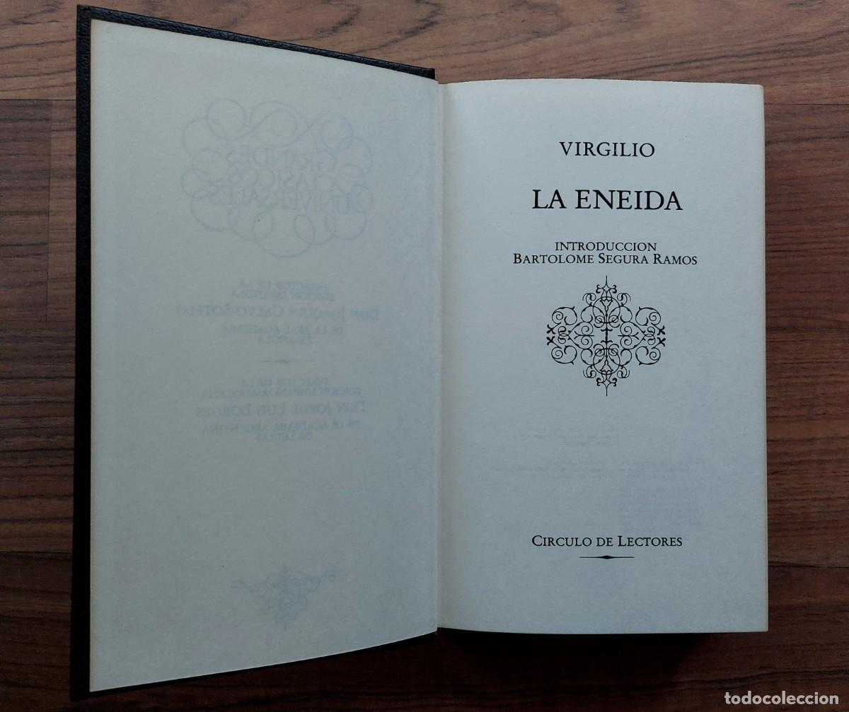 Libros de segunda mano: * LA ENEIDA DE VIRGILIO - EDITORIAL CIRCULO DE LECTORES (NUEVO) - Foto 4