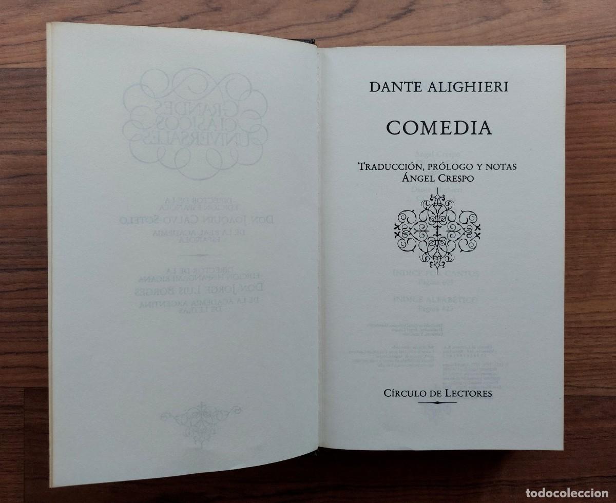 Libros de segunda mano: * DIVINA COMEDIA DE DANTE ALIGHIERI - EDITORIAL CIRCULO DE LECTORES (NUEVO) - Foto 4