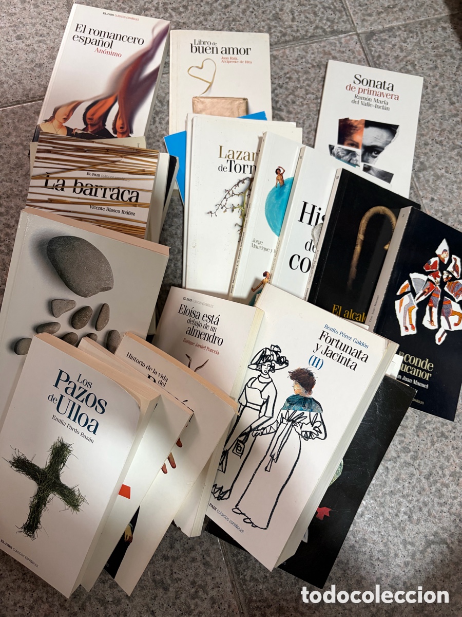 Libros de segunda mano: Blas102A lote 24 libros cl&aacute;sicos blasco Ib&aacute;&ntilde;ez, Valle-Incl&aacute;n, Jardiel, Poncela, Calder&oacute;n de la Barca