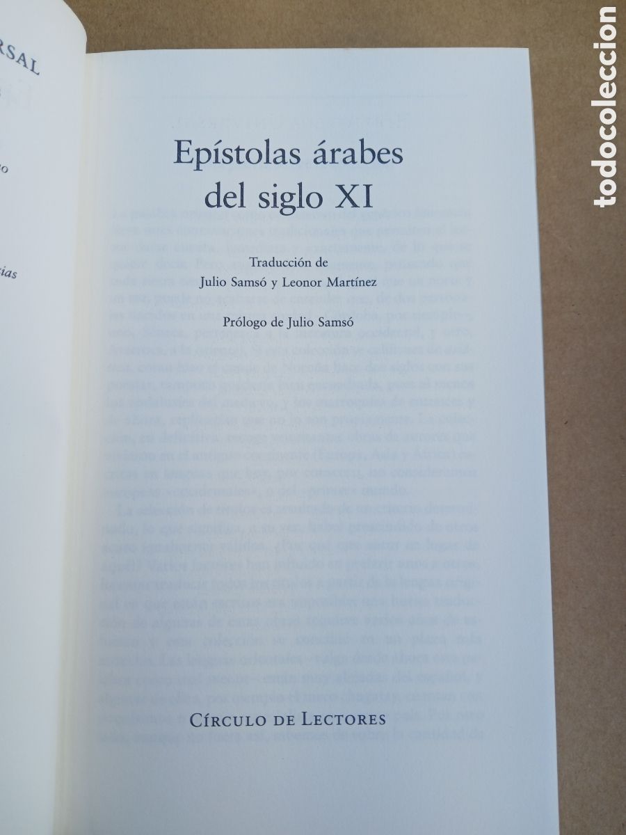 Libros de segunda mano: Ep&iacute;stolas &Aacute;rabes del Siglo XI. - Foto 5
