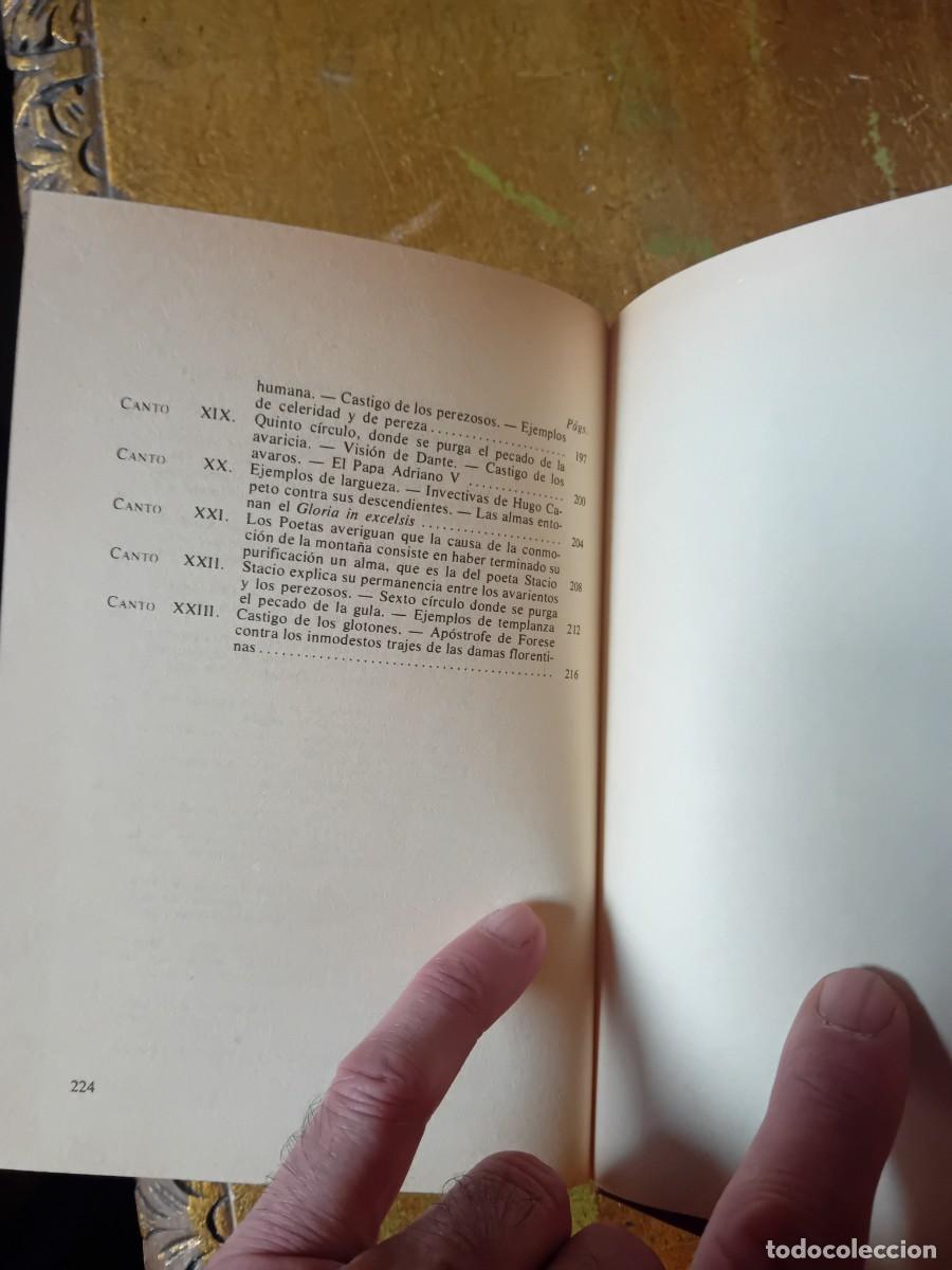 Libros de segunda mano: Dante la divina comedia volumen 1 y 2 - Foto 8