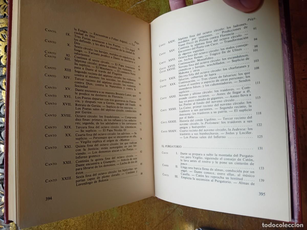 Libros de segunda mano: Dante la divina comedia volumen 1 y 2 - Foto 10